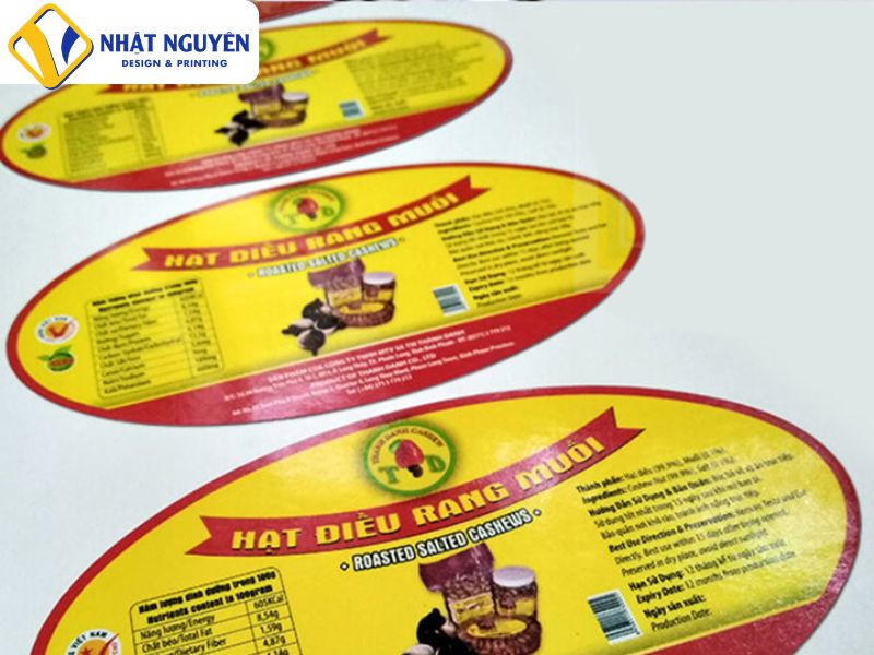 Mẫu in giấy couche dành cho chai lọ hộp bán lẻ