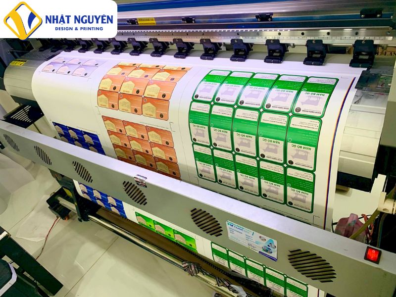 Phương pháp in decal giấy phù hợp với bán lẻ sản xuất
