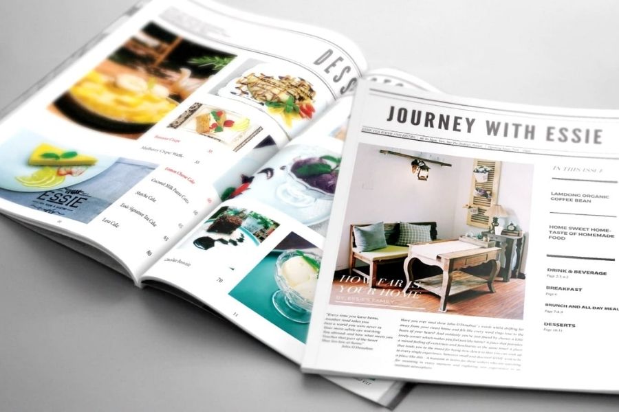 In catalog số lượng ít